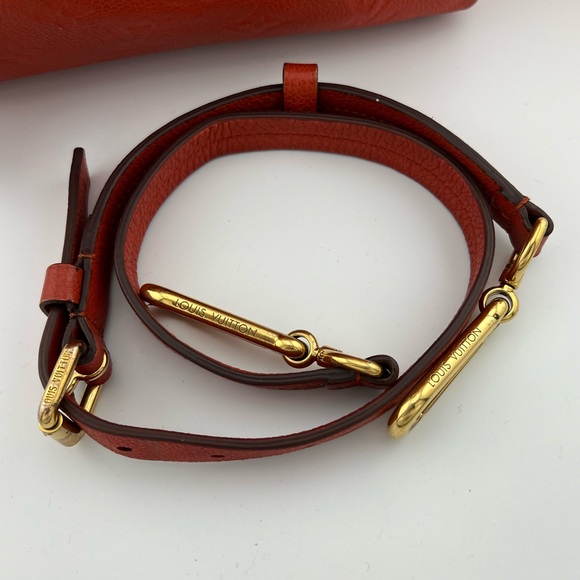 Authentic Louis Vuitton Speedy 25 Bandouliere Empriente Orange - Picture 7 of 9